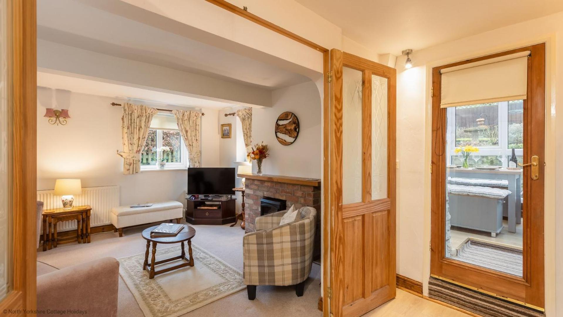 Picturesque Stone Cottage In The Heart Of North Yorkshire Village - Hideaway Cottage Eksteriør bilde